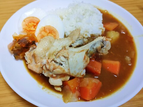 電気圧力鍋で手羽元カレー